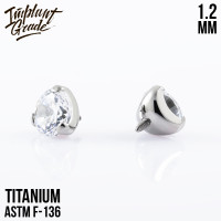 Накрутка Фианит 1.2 мм