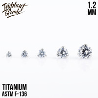 Накрутка Фианит 1.2 мм