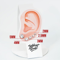 Накрутка Фианит 1.2 мм