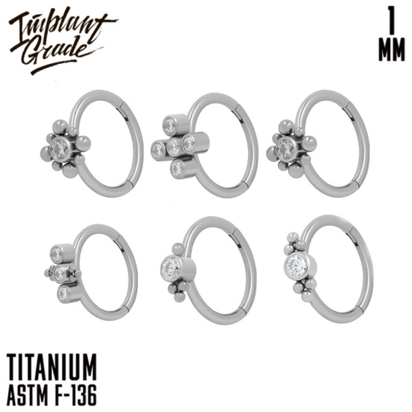 Кольцо-кликер CZ 1 (18 G)