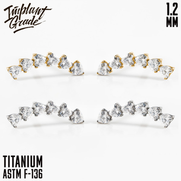 Накрутка Line Heart 1.2 мм 