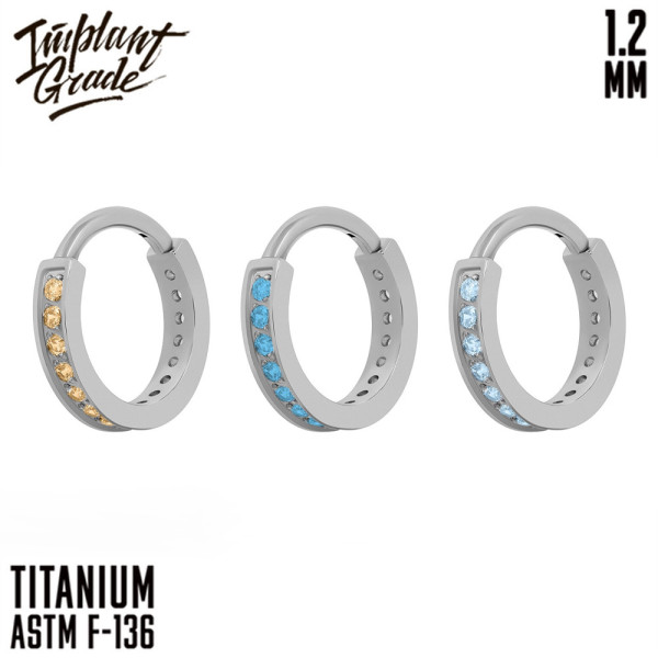 Кольцо-кликер Luxe 1.2 (16 G)