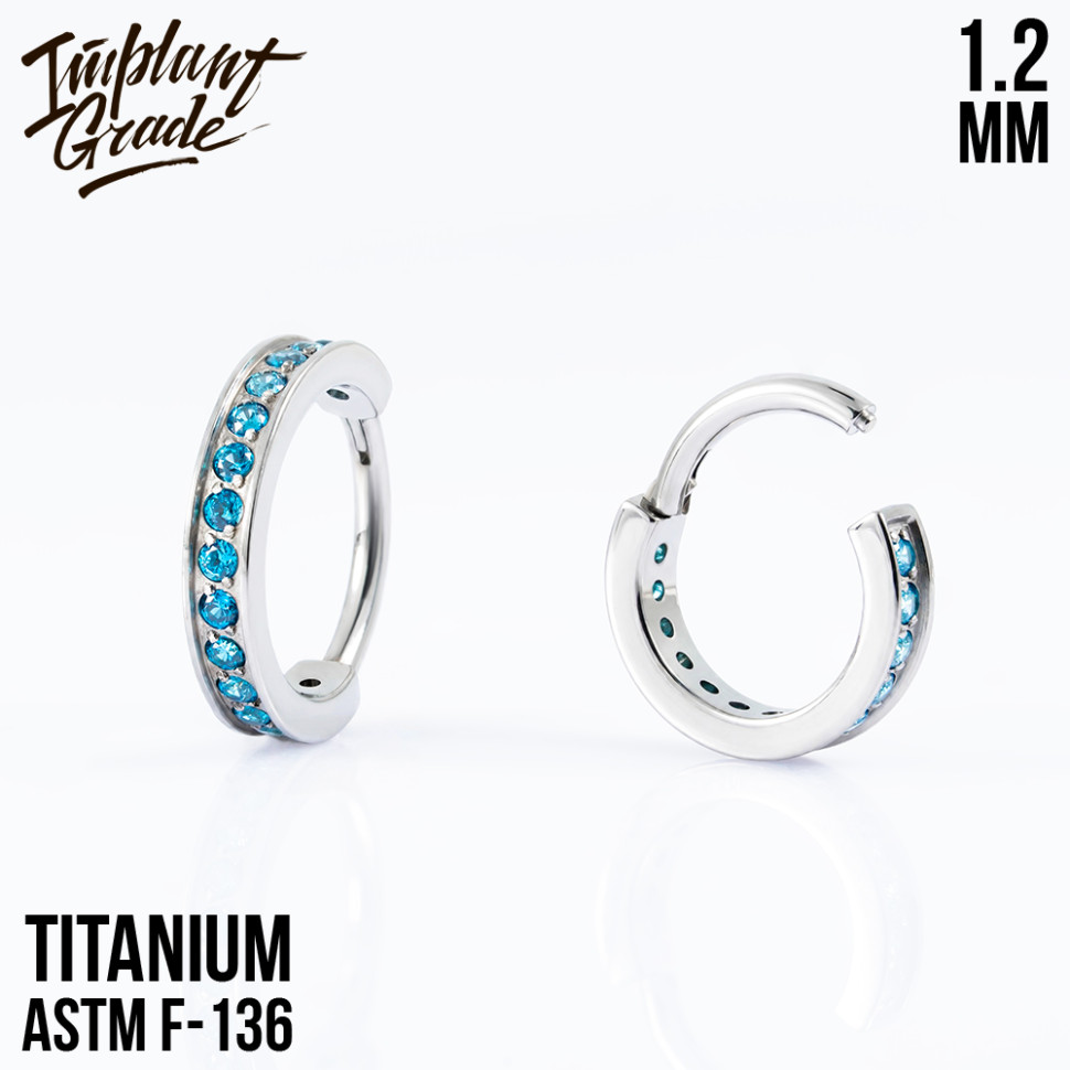 Кольцо-кликер Luxe 1.2 (16 G)