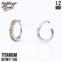 Кольцо-кликер Luxe 1.2 (16 G)