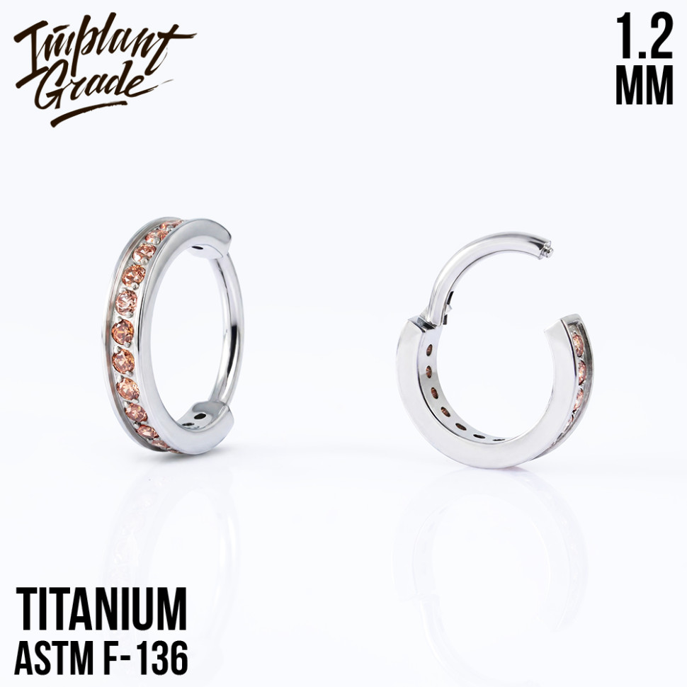 Кольцо-кликер Luxe 1.2 (16 G)