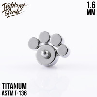 Накрутка Teddy paw 1.6 мм