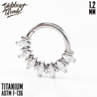 Кольцо-кликер Marquise 1.2 мм (16 G)