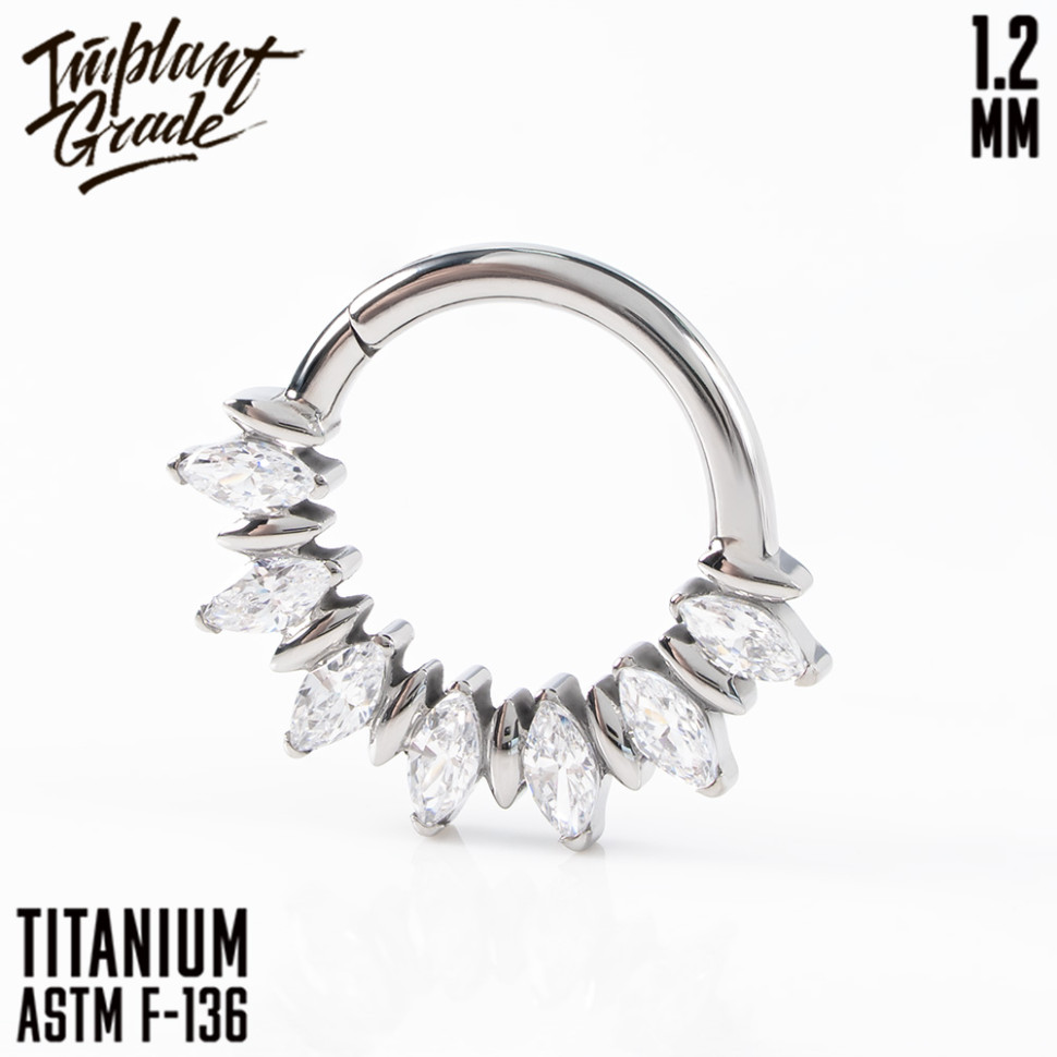 Кольцо-кликер Marquise 1.2 мм (16 G)