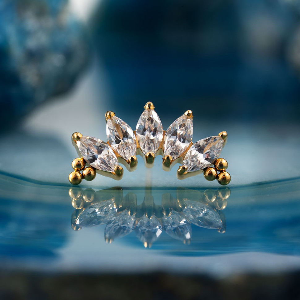 Топ 5 К Bead Marquise безрезьбовой
