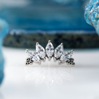 Топ 5 К Bead Marquise безрезьбовой