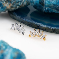 Топ 5 К Bead Marquise безрезьбовой