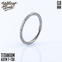 Кольцо-кликер Twilight 0.8 мм (20 G)