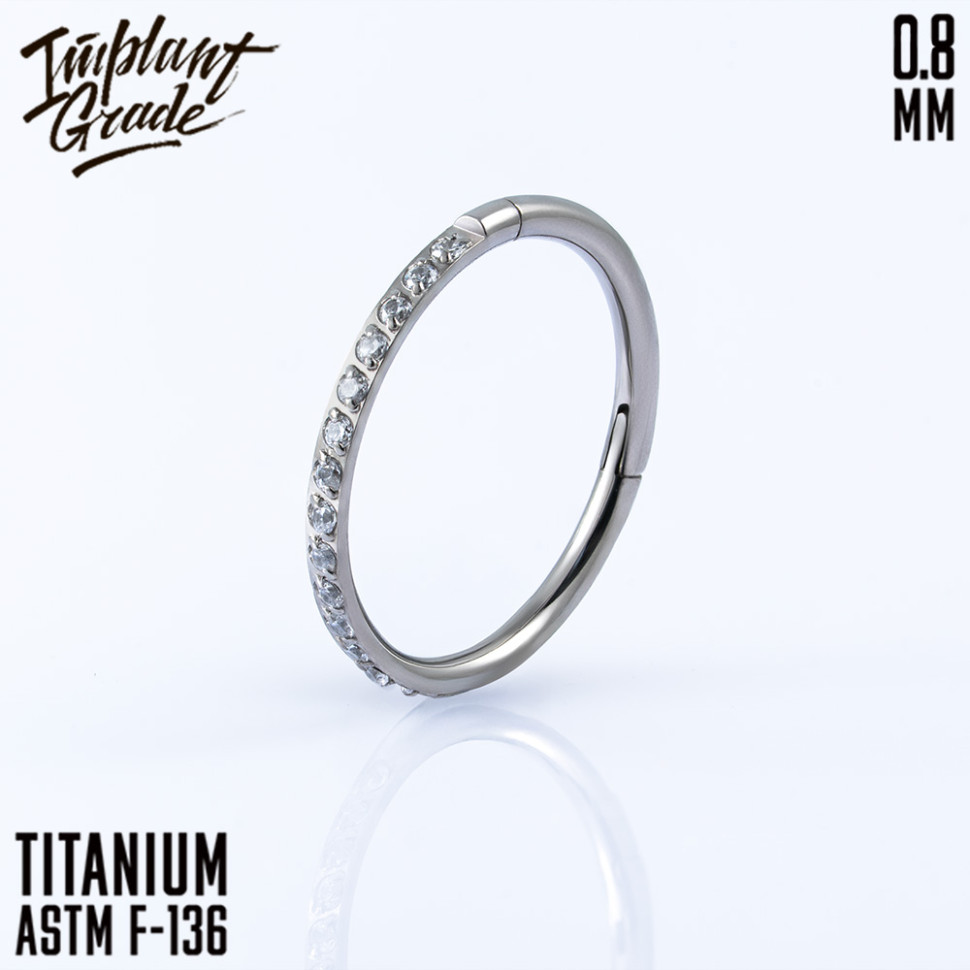 Кольцо-кликер Twilight 0.8 мм (20 G)