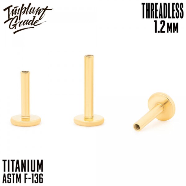 Ножка без резьбы Gold 1.2 мм (16 G)