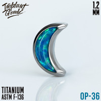Накрутка Half Moon Opal 1.2 мм