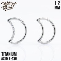 Кольцо-кликер Moon 1.2 мм (16 G)