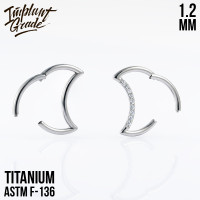 Кольцо-кликер Moon 1.2 мм (16 G)