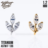 Накрутка Leaf Crystal 1.2 мм