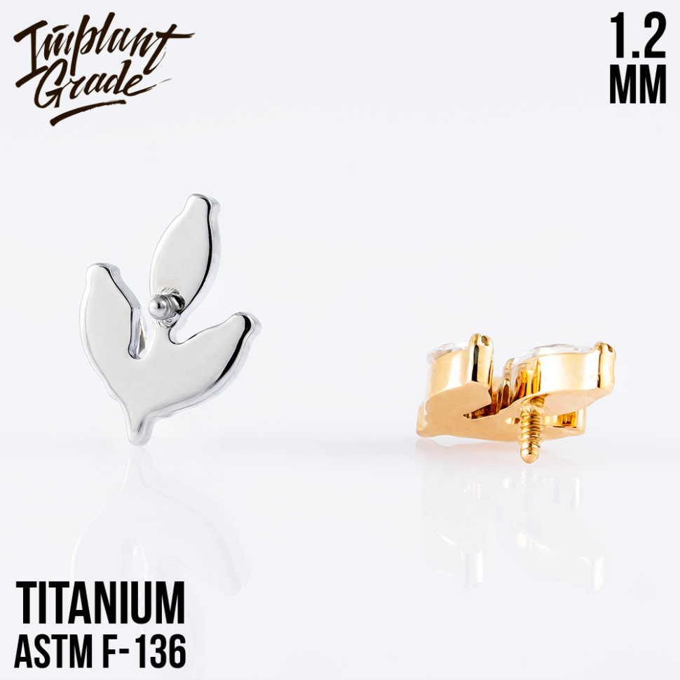 Накрутка Leaf Crystal 1.2 мм