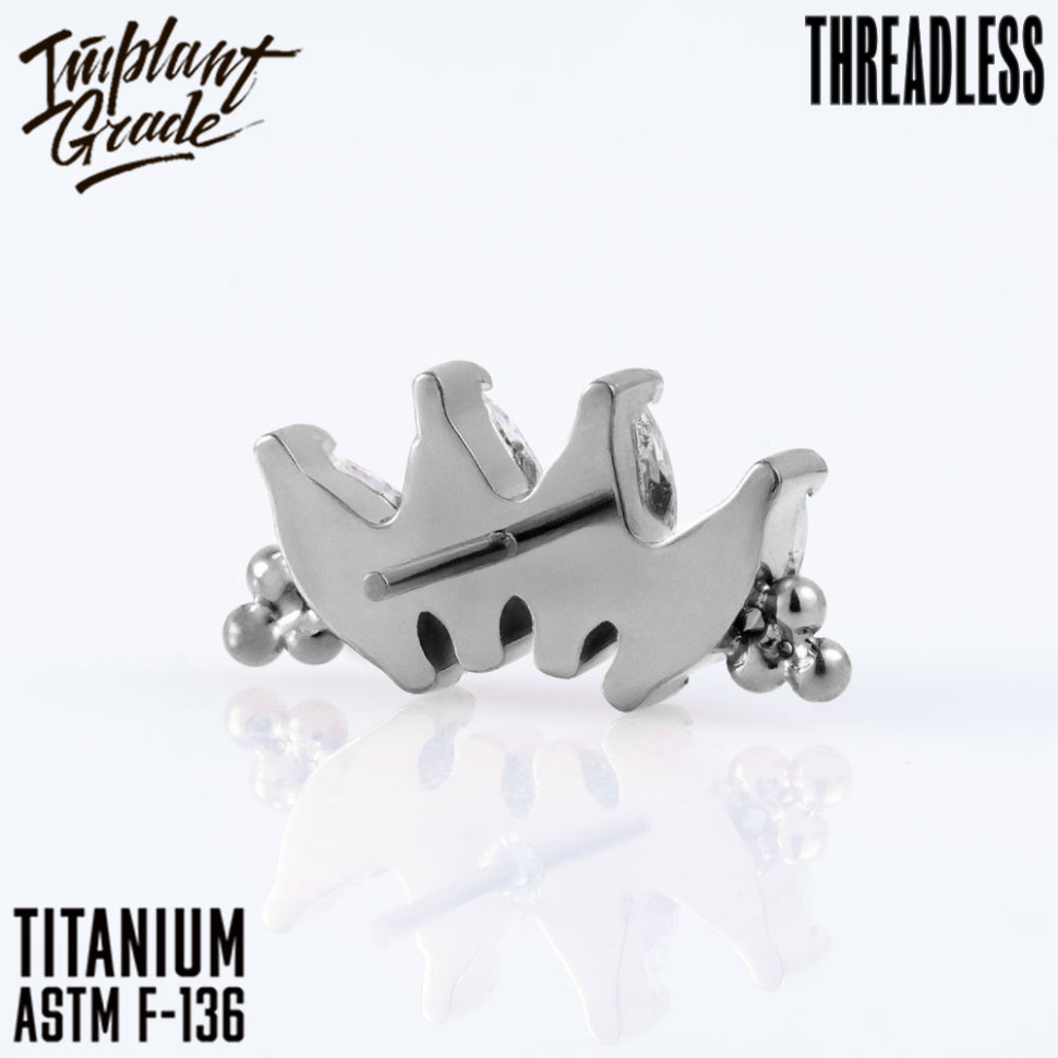 Топ 4 К Bead Marquise безрезьбовой