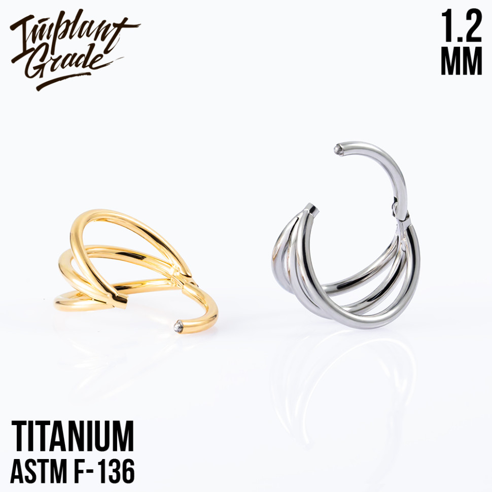 Кольцо-кликер Simple Trix 1.2 мм (16 G)