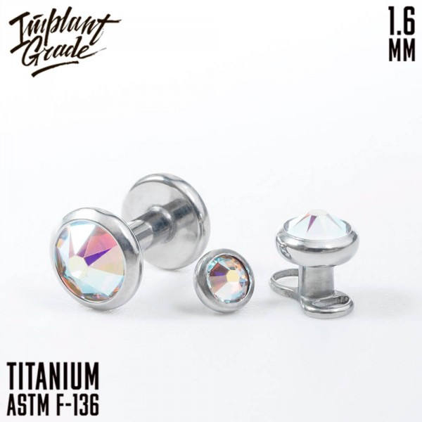 Накрутка Crystal AB 1.6 мм