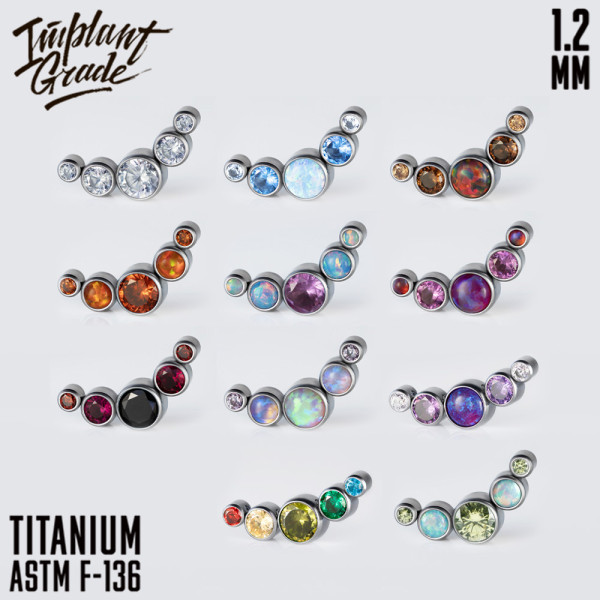 Накрутка-кластер 5К Crystal 1.2 мм