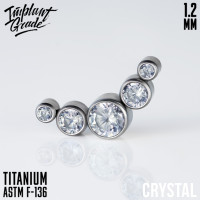 Накрутка-кластер 5К Crystal 1.2 мм