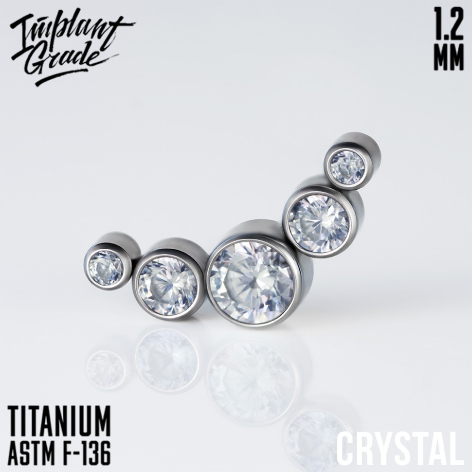 Накрутка-кластер 5К Crystal 1.2 мм