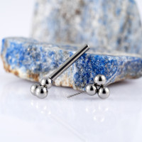 Штанга для пирсинга груди безрезьбовая Trinity 1.6 мм (14 G)