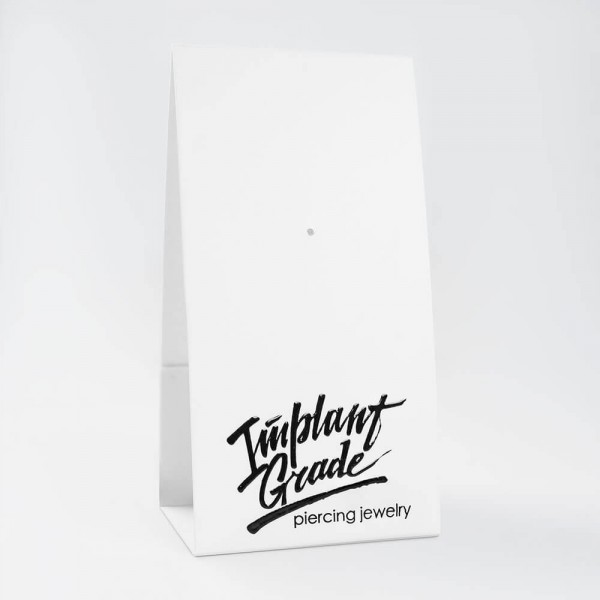 Бумажный дисплей для пирсинга