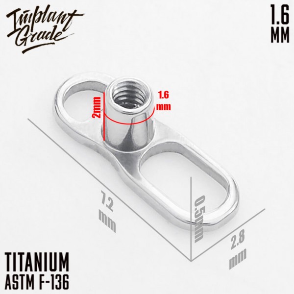 Якорь для микродермала L 1.6 мм