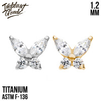 Накрутка Crystal Butterfly 1.2 мм  