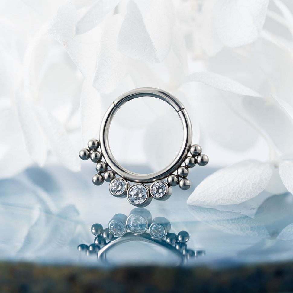 Кольцо-кликер Brenda 1.2 мм (16 G)