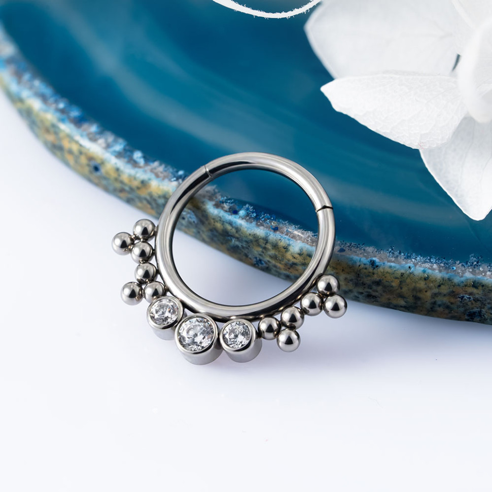 Кольцо-кликер Brenda 1.2 мм (16 G)