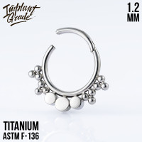 Кольцо-кликер Brenda 1.2 мм (16 G)