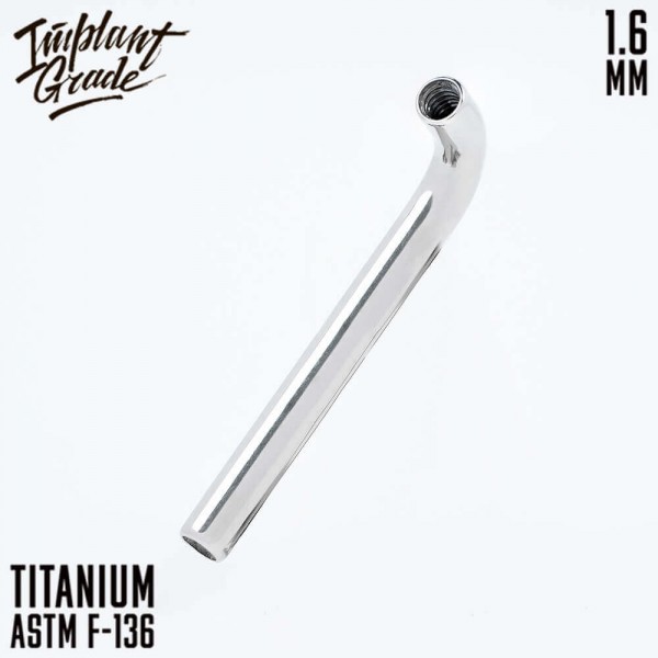 L-штанга для пирсинга 1.6 (14 G)