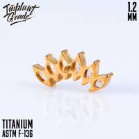 Накрутка-кластер 6 K Marquise mini 1.2 мм Накрутка-кластер 6 K Marquise mini 1.2 мм