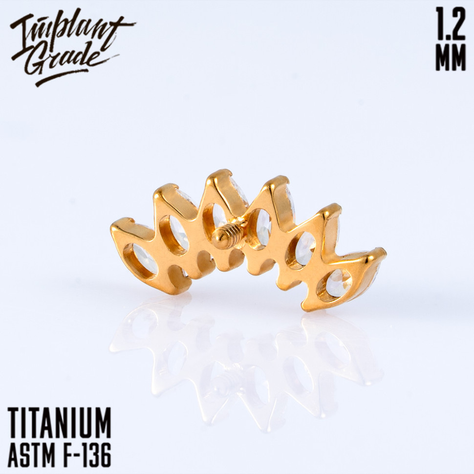 Накрутка-кластер 6 K Marquise mini 1.2 мм