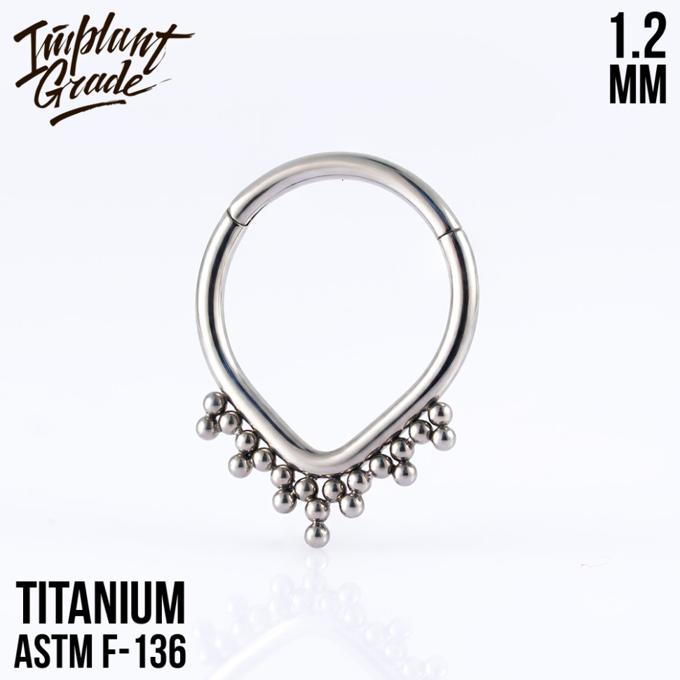 Кольцо-кликер Rudi 1.2 мм (16 G)