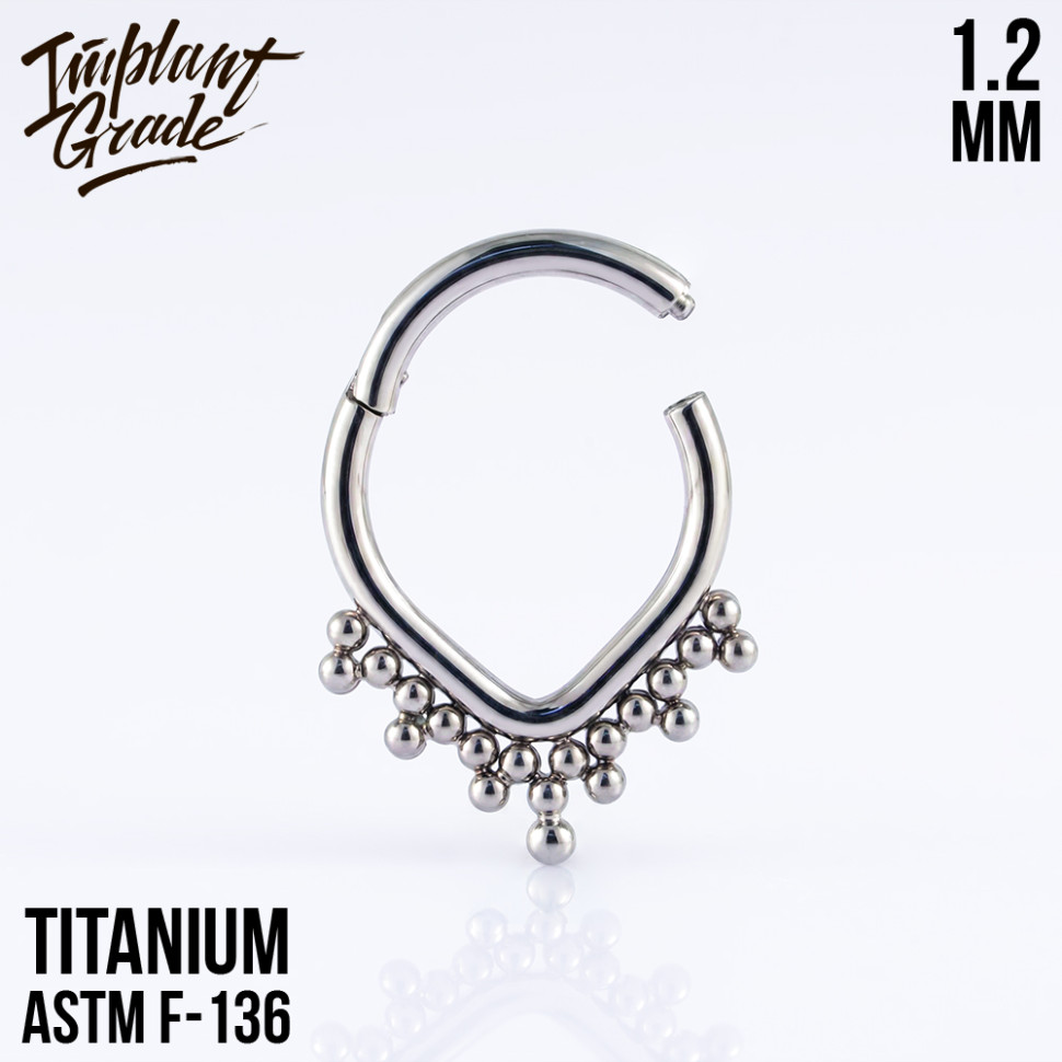 Кольцо-кликер Rudi 1.2 мм (16 G)