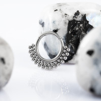 Кольцо-кликер Double Crown 1.2 мм (16 G)