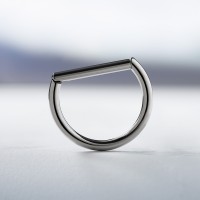 Кольцо-кликер D-ring simple 1.2 мм (16 G)