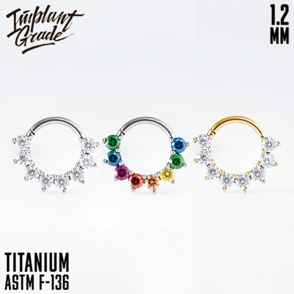 Кольцо-кликер Moana 1.2 мм (16 G) 