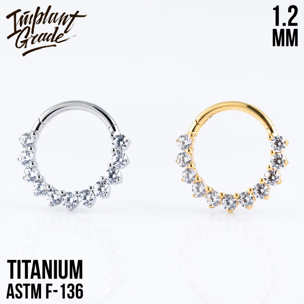 Кольцо-кликер Moana 1.2 мм (16 G) 