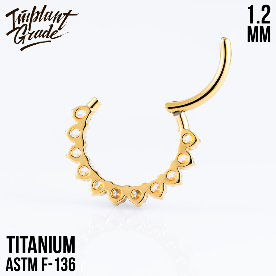 Кольцо-кликер Moana 1.2 мм (16 G) 