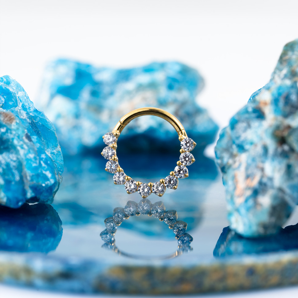 Кольцо-кликер Moana 1.2 мм (16 G) 