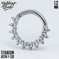 Кольцо-кликер Moana 1.2 мм (16 G) 