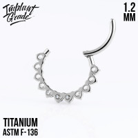 Кольцо-кликер Moana 1.2 мм (16 G) 