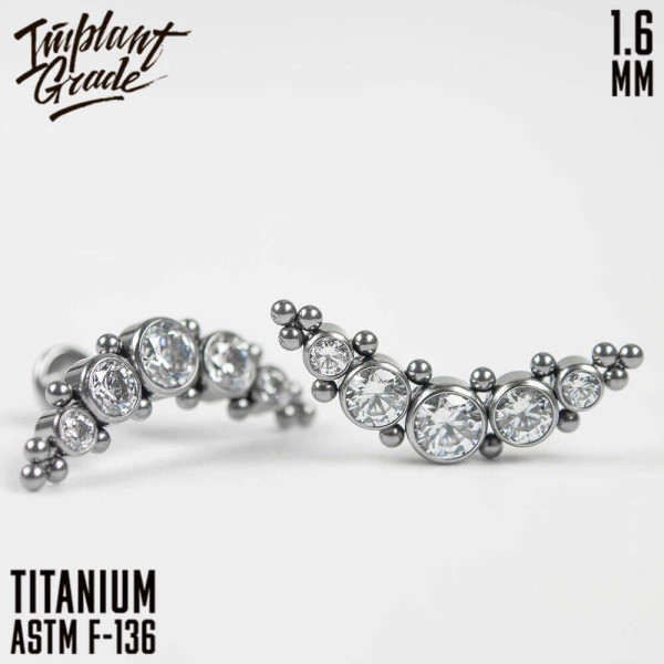 Накрутка-кластер Crystalline 1.6 мм